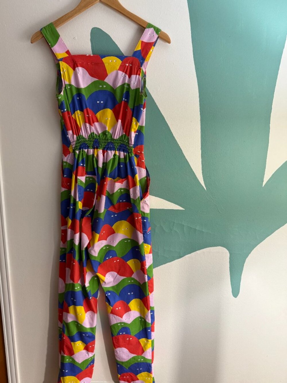 Nooworks Rainbow Lumps Overalls Size Small - Picture 4 of 5